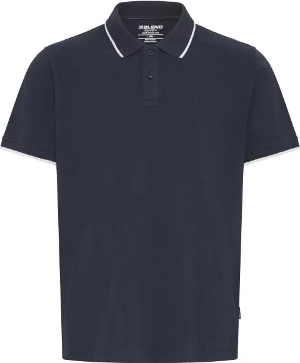 BLEND BLEND BHEDIN Мъжка поло тениска, тъмносин, размер XXXL