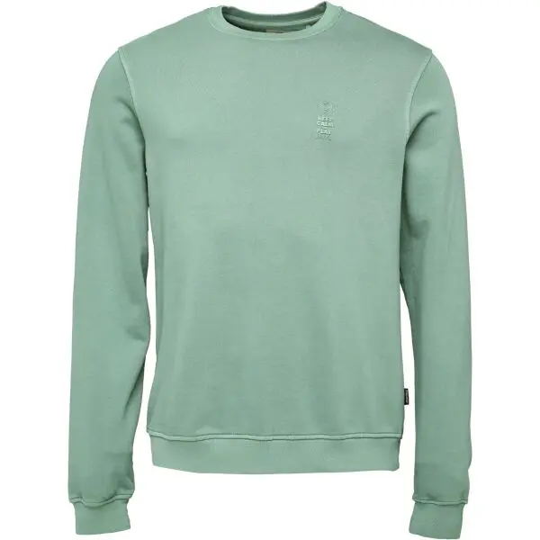 BLEND BLEND BHILAN SWEATSHIRT Мъжки суитшърт с обличане през главата, зелено, размер XXXL
