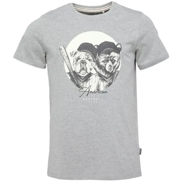 BLEND BLEND BHJACKIE Мъжка тениска, сиво, размер