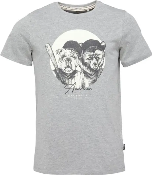 BLEND BLEND BHJACKIE Мъжка тениска, сиво, размер XXXL