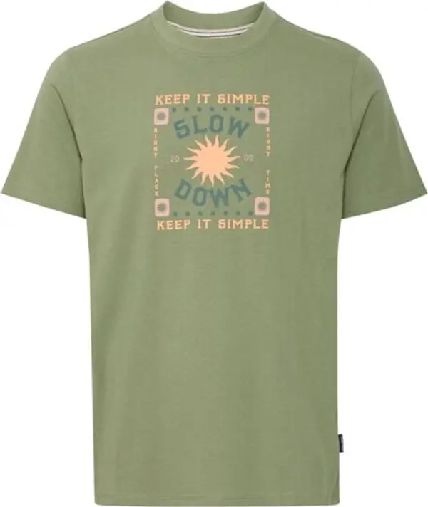 BLEND BLEND BHJOEY Мъжка тениска, khaki, размер