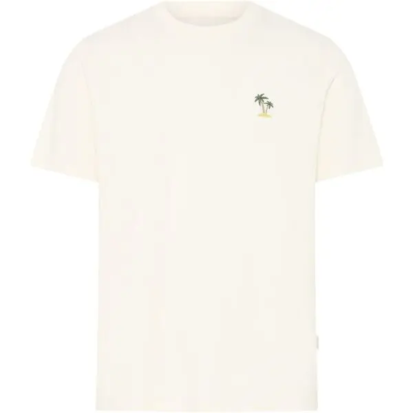 BLEND BLEND BHKAAN EMB Мъжка тениска, бяло, размер