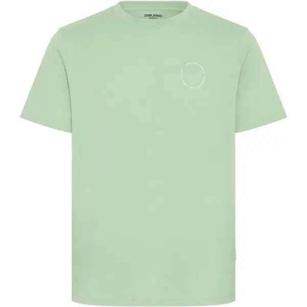 BLEND BLEND BHKAIN Мъжка тениска, светло-зелено, размер