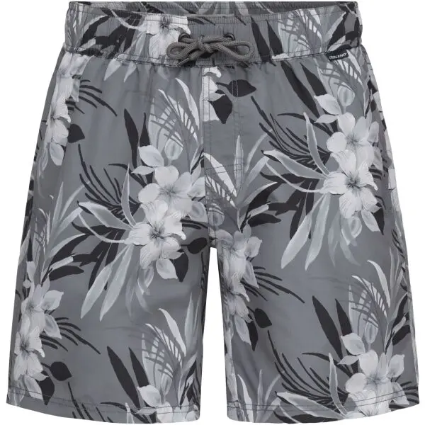 BLEND BLEND BHREINOLD TROPICAL SWIM Мъжки бански къси панталони, сиво, размер