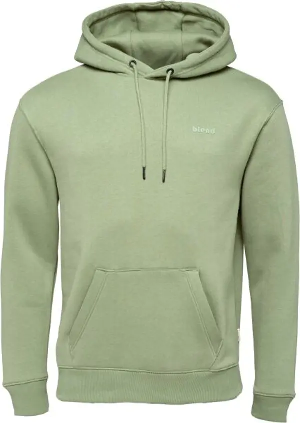BLEND BLEND HOODIE-SWEAT Мъжки суитшърт, светло-зелено, размер