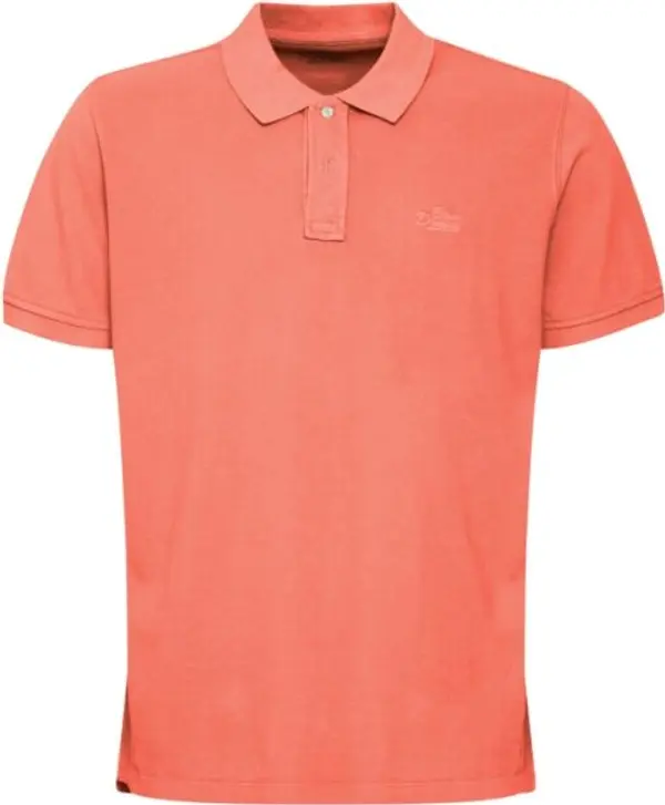 BLEND BLEND POLO REGULAR FIT Мъжка тениска с якичка, цвят сьомга, размер