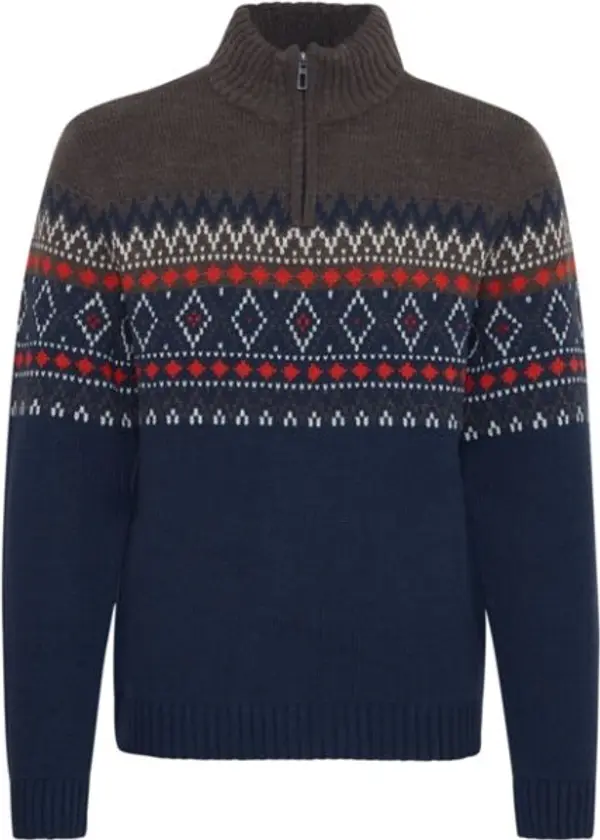 BLEND BLEND PULLOVER Мъжки пуловер, тъмносин, размер