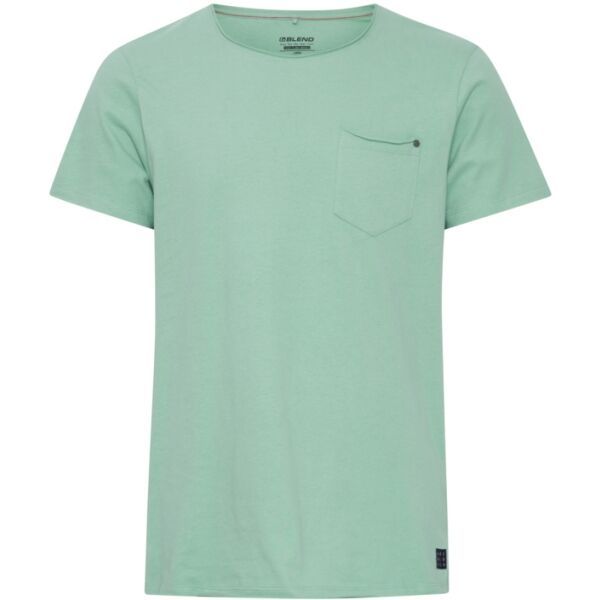 BLEND BLEND T-SHIRT S/S Мъжка тениска, светло-зелено, размер