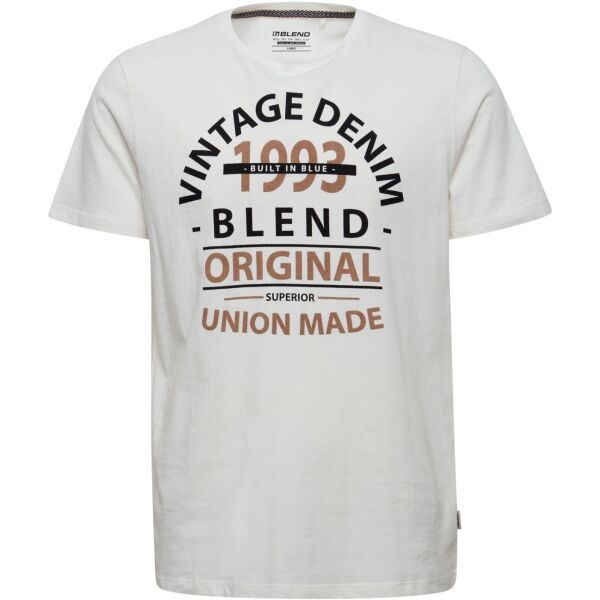 BLEND BLEND TEE REGULAR FIT Мъжка тениска, бяло, размер