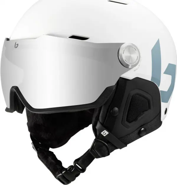 Bolle Bolle MIGHT VISOR (52 - 55) CM Ски каска с визьор, бяло, размер (52 - 55)