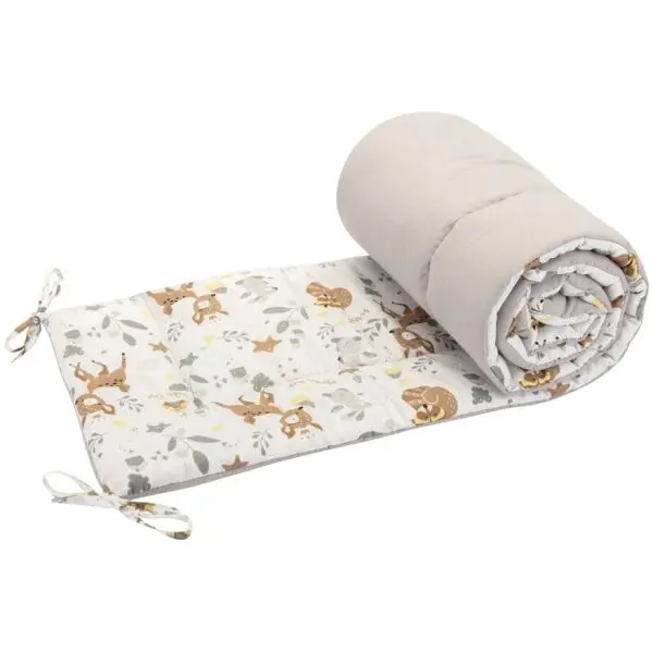 BOMIMI BOMIMI CUSHION 180 cm Ограничител за детско легло, бежово, размер