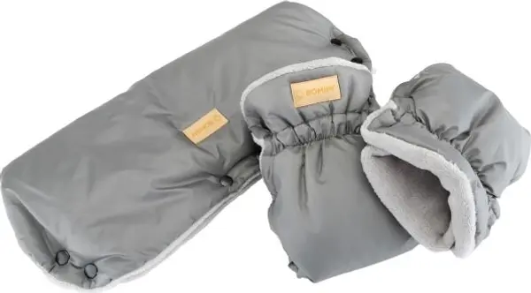 BOMIMI BOMIMI FLAF PREMIUM Ръкавици за количка, сиво, размер