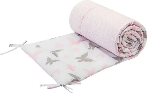 BOMIMI BOMIMI MANTINEL 180 cm Шалтета за преградките на детско легло, розово, размер