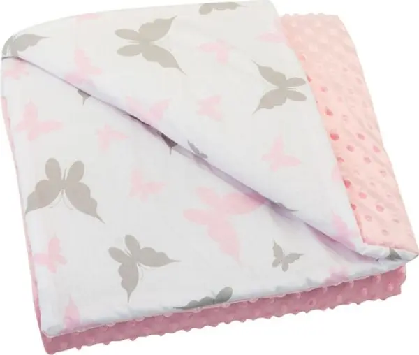 BOMIMI BOMIMI MINK BLANKET Детско двулицево одеяло, розово, размер