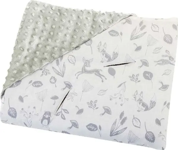 BOMIMI BOMIMI WRAP BLANKET (CAR) Одеяло за бебешко столче за кола, бежово, размер