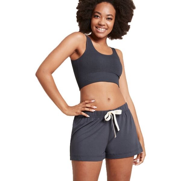 BOODY BOODY GOODNIGHT SLEEP SHORTS Дамски панталони - пижама, тъмносиво, размер