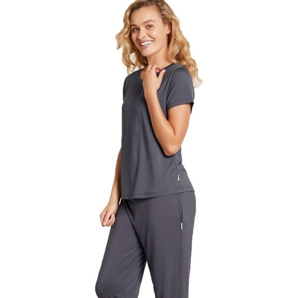 BOODY BOODY GOODNIGHT SLEEP TEE Дамска тениска - пижама, тъмносиво, размер