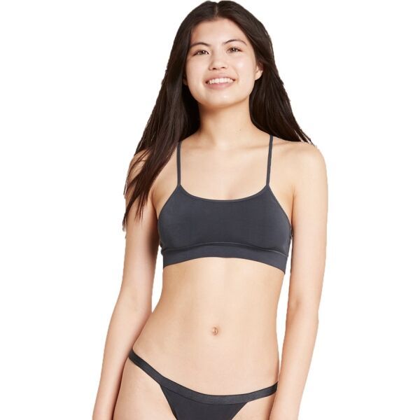 BOODY BOODY LYOLYTE RACERBACK BRA Дамски спортен сутиен, тъмносиво, размер