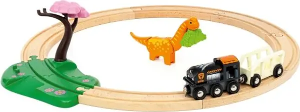 BRIO BRIO DINOSAUR CIRCULAR ROLLER Релси за влак, микс, размер
