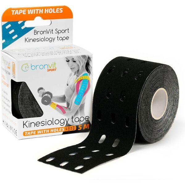 BronVit BronVit KINESIO TAPE Кинезио ленти, черно, размер