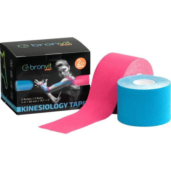 BronVit BronVit SPORT KINESIO TAPE SET 5CM X 6 M Комплект кинезио ленти, синьо, размер