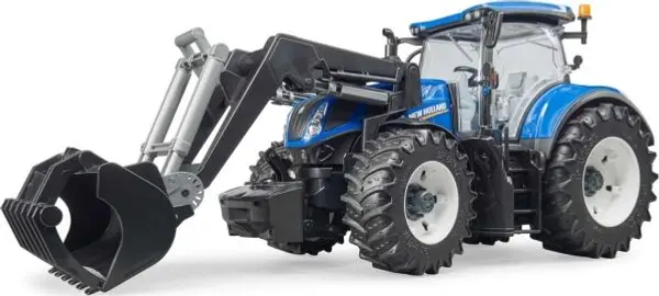 BRUDER BRUDER NEW HOLLAND Трактор-фадрома, синьо, размер