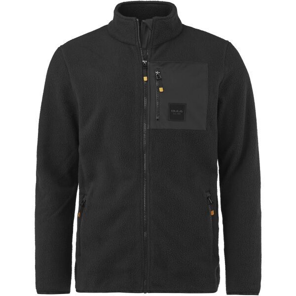 Bula Bula BASECAMP Мъжки флийс суитшърт, черно, размер