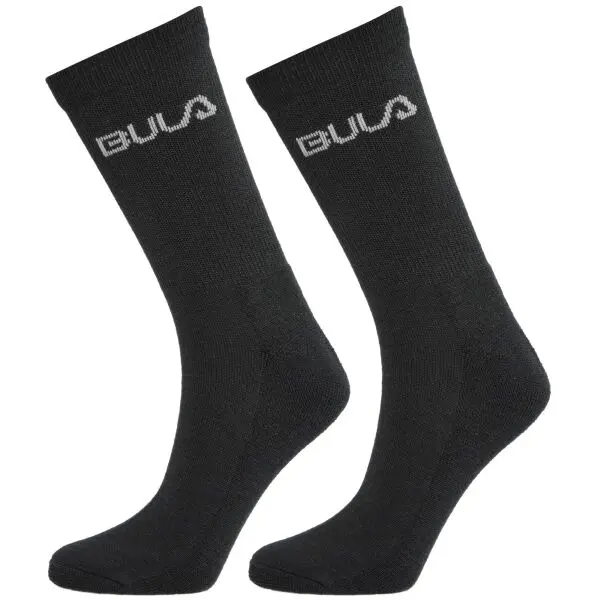 Bula Bula Bula 2PK WOOL SOCK Мъжки чорапи, черно, размер 37-39