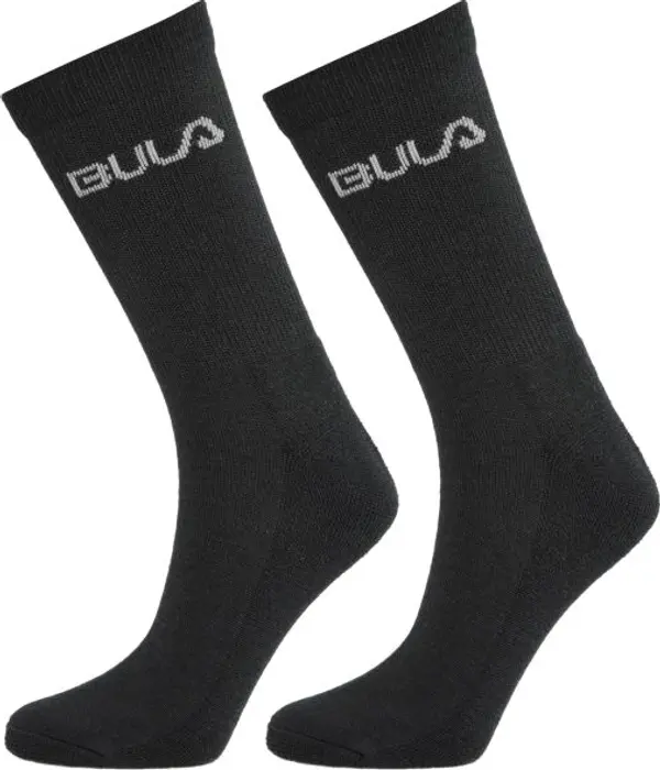 Bula Bula Bula 2PK WOOL SOCK Мъжки чорапи, черно, размер 40-42