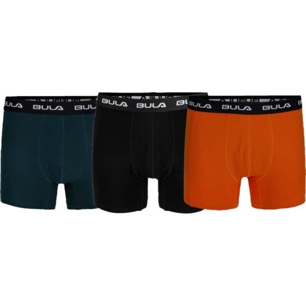 Bula Bula BOXERS 3ks Мъжки памучни боксерки, микс, размер S