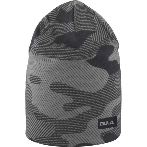 Bula Bula CAMO PRINTED WOOL BEANIE Шапка, тъмносиво, размер os