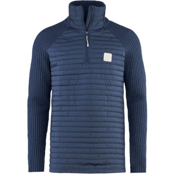 Bula Bula HYBRID HALFZIP Мъжки пуловер, тъмносин, размер L