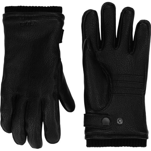 Bula Bula BULA LEATHER GLOVES Мъжки ръкавици, черно, размер