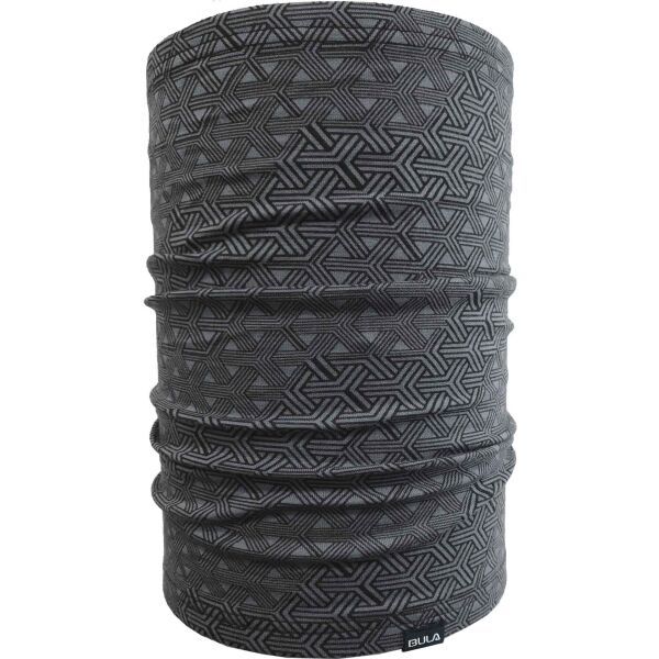 Bula Bula PRINTED WOOL TUBE Кръгъл шал, тъмносиво, размер UNI