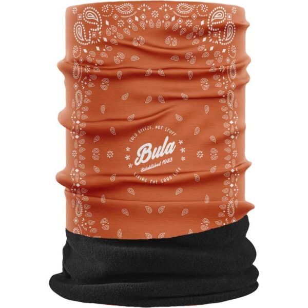 Bula Bula VECTOR FLEECE EDGE TUBE Кръгъл шал, оранжево, размер os