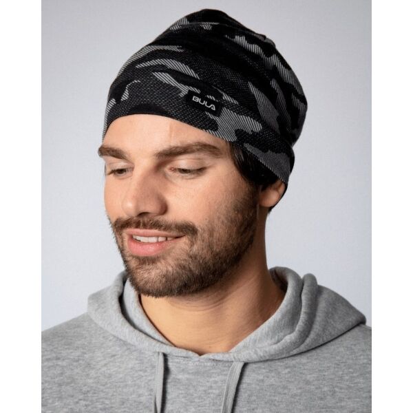 Bula Bula CAMO PRINTED Мъжка шапка, тъмносиво, размер