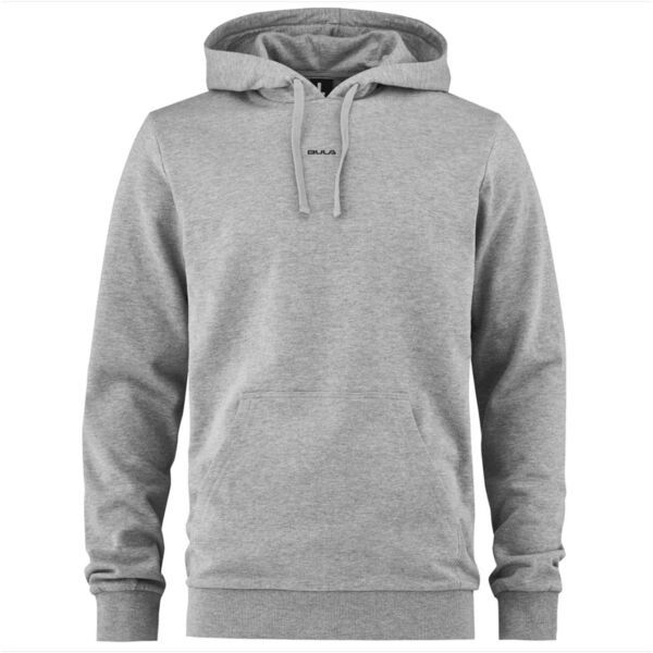 Bula Bula FRAME LOGO HOODIE Мъжки памучен суитшърт, сиво, размер