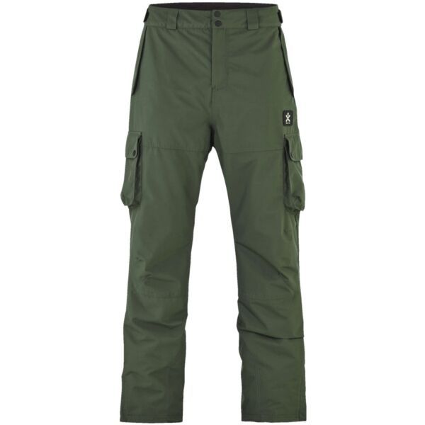Bula Bula LIFTIE Мъжки затоплени скиорски панталони, тъмнозелено, размер