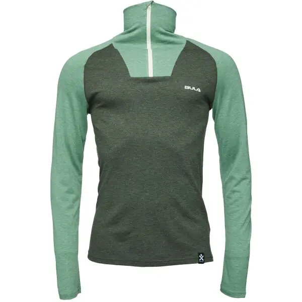 Bula Bula RETRO Мъжка тениска от мериносова вълна, khaki, размер