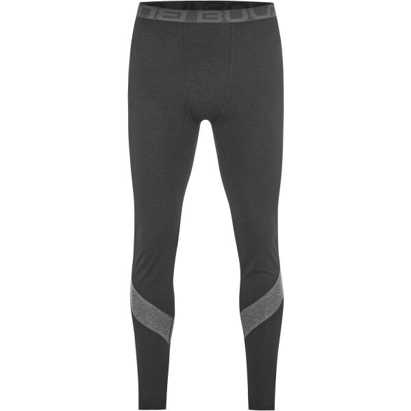 Bula Bula RETRO Мъжки мериносови долни панталони, черно, размер