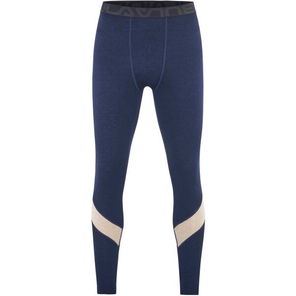 Bula Bula RETRO Мъжки мериносови долни панталони, синьо, размер