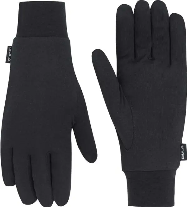 Bula Bula WOOL GLOVE LINER Мъжки ръкавици Merino, черно, размер