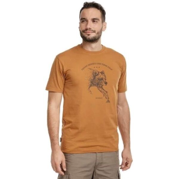 BUSHMAN BUSHMAN AMISK Мъжка тениска, оранжево, размер