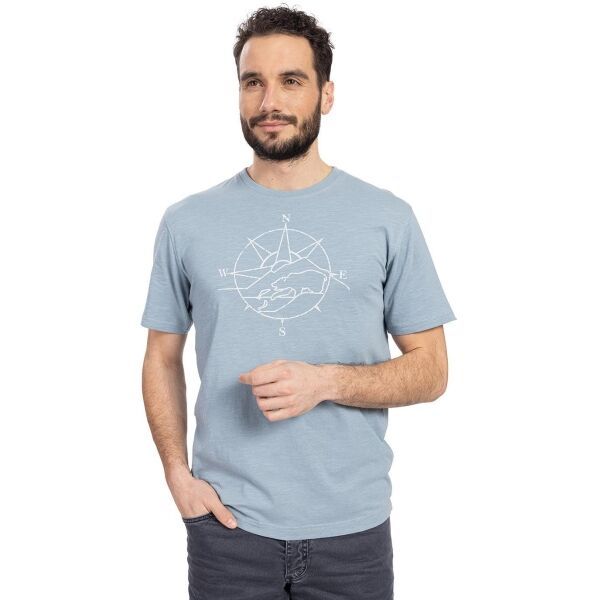 BUSHMAN BUSHMAN BARKLY Мъжка тениска, светлосиньо, размер