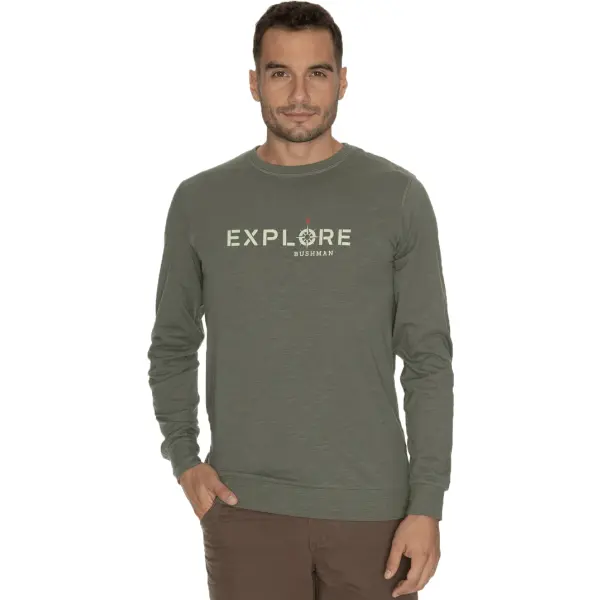 BUSHMAN BUSHMAN DARRECK Мъжка тениска, khaki, размер