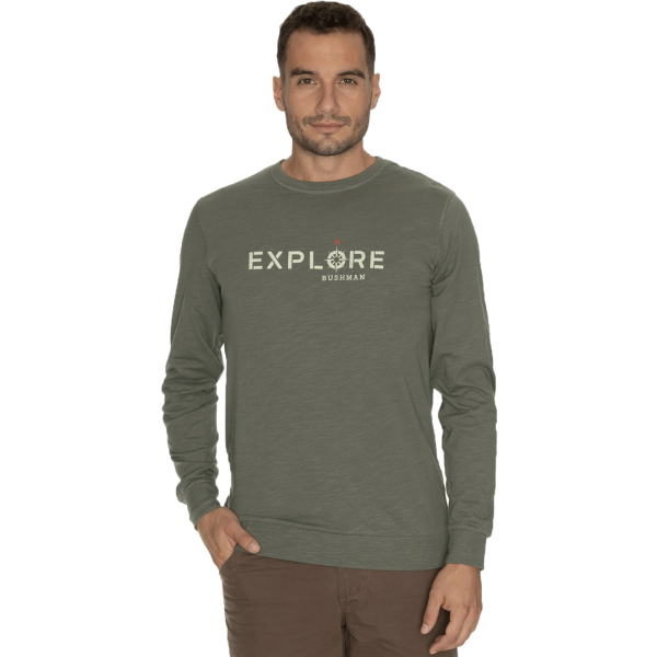 BUSHMAN BUSHMAN DARRECK Мъжка тениска, khaki, размер