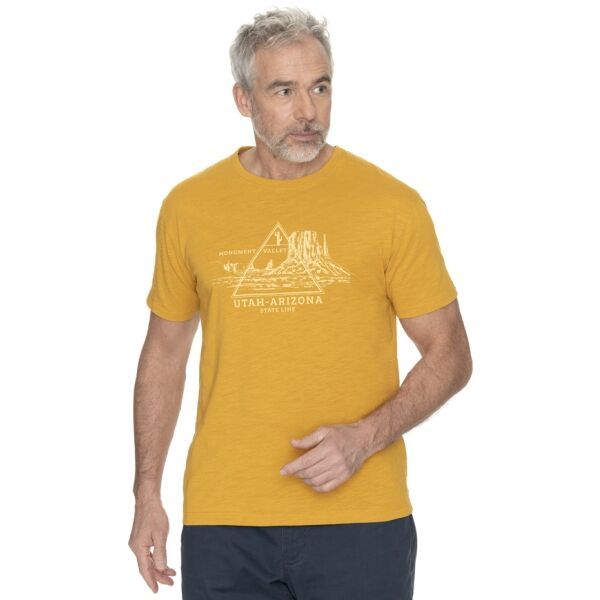 BUSHMAN BUSHMAN DEMING Мъжка тениска, жълто, размер