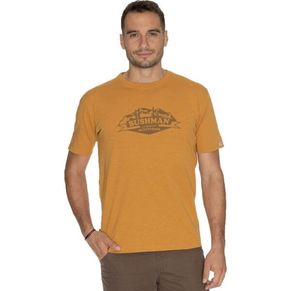 BUSHMAN BUSHMAN ELIAS Мъжка тениска, оранжево, размер