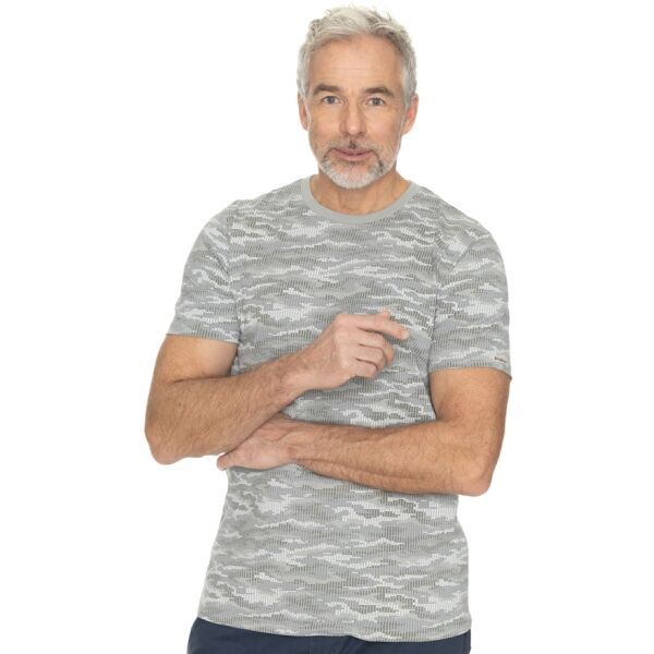 BUSHMAN BUSHMAN EXTON Мъжка тениска, сиво, размер