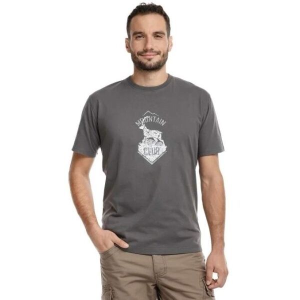 BUSHMAN BUSHMAN ISAAC Мъжка тениска, тъмносиво, размер